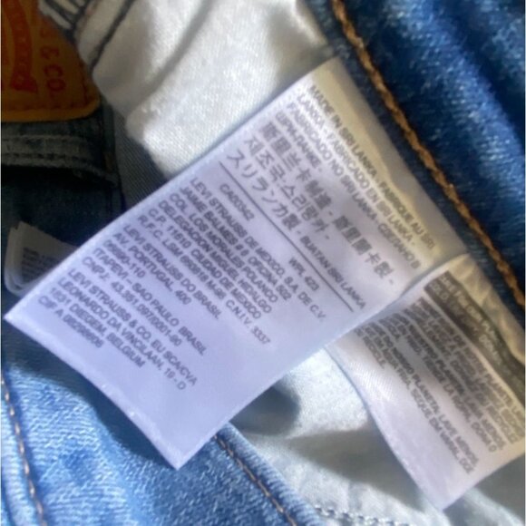 Levi's Womens Medium Wash Denim Jeans-Blue-Size 8-GUC - Picture 5 of 7